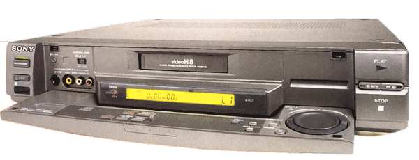 Lecteur d'enregistreur Sony WV-TW1 Hi8 8 mm VHS magnétoscope cassette vidéo  